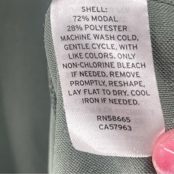 Open Edit Wear Two Ways V-Neck Sleeveless Knit Midi Dress in Green Agave Size XS - Picture 11 of 12